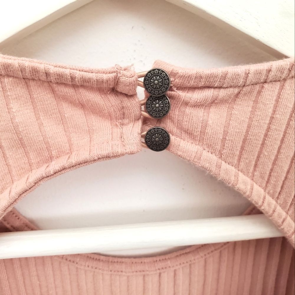 AE Ribbed Pink Dress Size S - Picture 4 of 5